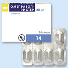 Упаковка Омепразол-Рихтер (Omeprazole-Richter)