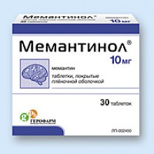Упаковка Мемантинол (Memantinol)