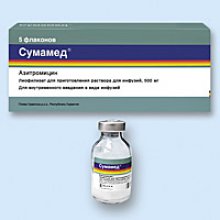 Упаковка Сумамед (Sumamed)