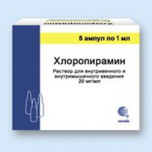 Упаковка Хлоропирамин (Chloropyramine)
