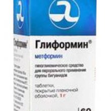 Упаковка Глиформин (Gliformin)