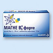 Упаковка Магне B6 форте (Magne B6 forte)